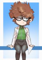2020 alternate_outfit artist:anon334 character:lisa_loud lab_coat solo // 934x1320 // 616KB