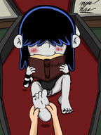 2022 blushing book cameltoe character:lucy_loud feet massage panties reading sitting solo spread_legs tagme underwear // 810x1080 // 394KB
