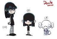 2016 age_progression aged_down aged_up artist:donchibi book character:lucy_loud doll hair_apart half-closed_eyes hands_behind_back holding_object tagme teddy_bear // 776x536 // 132KB