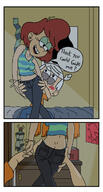 artist:thulevector00 beckycoln character:becky character:lincoln_loud comic tagme // 646x1200 // 391KB