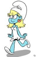 2016 4chan artist_request character:leni_loud costume hat parody smiling solo the_smurfs // 500x760 // 103KB