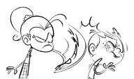 abuse angry character:lincoln_loud character:luan_loud slapping // 1057x630 // 142KB
