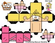 2016 character:lola_loud logo papercraft solo text // 900x712 // 185KB