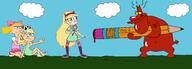 character:helga_pataki character:leni_loud character:star_butterfly cow_and_chicken crossover devil hey_arnold revenge star_vs_the_forces_of_evil tagme // 7872x2840 // 850KB