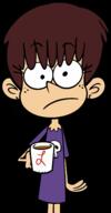 2016 beverage character:luna_loud hair_down holding_beverage holding_object looking_at_viewer screenshot:a_tale_of_two_tables sleepwear solo transparent_background vector_art wet_hair // 1780x3420 // 467KB