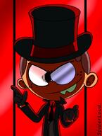 artist:spiderlord character:lincoln_loud cosplay top_hat villainous // 854x1131 // 119KB