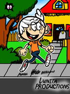 2016 artist:lunitaproductions character:lincoln_loud solo spying text walking // 480x640 // 120KB