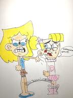 2022 abuse angry artist:liljahmir08 blood character:lori_loud character:veronika crossover crying dialogue fairly_oddparents fist frowning looking_at_another slap tears text // 3264x2448 // 1.6MB