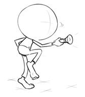2016 artist:dipper character:lincoln_loud feet flashlight sketch solo wip // 434x497 // 50KB