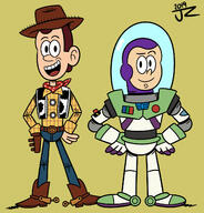 2019 artist:jake-zubrod character:buzz_lightyear character:woody style_parody toy_story // 1280x1337 // 230KB