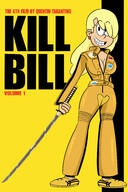 2017 alternate_outfit artist:sonson-sensei character:leni_loud cleavage commission holding_object holding_weapon kill_bill parody poster smiling solo sword text // 1931x2900 // 1.3MB