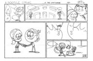 2018 artist:gl!b blushing character:lincoln_loud character:ronnie_anne_santiago comic eyes_closed half-closed_eyes hand_holding hands_on_hips heart_eyes looking_at_another open_mouth raised_eyebrow ronniecoln sketch slap slapping smiling text unusual_pupils // 1260x828 // 399KB