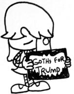 2016 character:lucy_loud chibi holding_object maga sign smiling solo text // 244x309 // 34KB