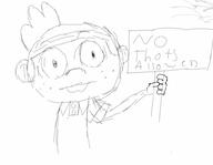 2017 artist:erogeking character:lincoln_loud sign sketch solo text // 532x414 // 29KB