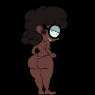 2022 artist:sl0th ass barefoot character:lisa_loud coloring colorist:anonymouse edit feet looking_at_viewer looking_back raceswap rear_view solo tagme thick_thighs thong topless underwear wide_hips // 800x800 // 95KB