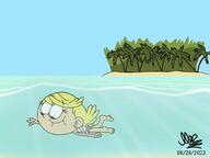 Artist:the_loudest_artist character:lola_loud summer swimsuit tagme underwater // 1024x768 // 54KB