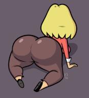 2016 artist:sooper_stuffs ass character:rita_loud on_all_fours on_knees rear_view solo tagme // 1012x1118 // 160KB
