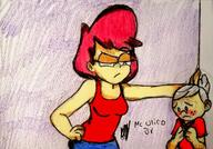 angry artist:mculico bare_breasts beckycoln character:becky character:lincoln_loud looking_at_another nervous tagme // 720x503 // 91KB