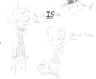 arms_crossed chair character:lily_loud character:luan_loud dialogue noose sad sketch suicide // 1470x1208 // 415KB