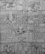 2017 artist:adullperson character:lana_loud character:lincoln_loud character:lola_loud character:lynn_loud character:polly_pain comic comic:chinderella dialogue kissing pollycoln text // 1626x1975 // 1.2MB
