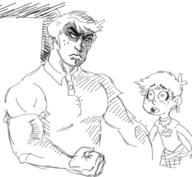 2016 aged_up artist:drawfriend character:lincoln_loud character:luna_loud fist_of_the_north_star hokuto_no_ken muscular muscular_male parody // 659x606 // 152KB