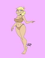 aged_up alternate_hairstyle amazonian artist:chillguydraws au:thicc_verse barefoot big_breasts character:lily_loud commission looking_at_viewer // 2550x3300 // 387KB