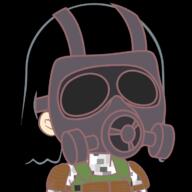 2016 artist:phee character:lucy_loud gas_mask mask ohayou parody s.t.a.l.k.e.r. solo transparent_background // 730x730 // 196KB