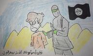 2016 anon arabic artist:pb character:anonymous character:hugh knife parody text // 1268x769 // 748KB