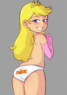 artist:morfinared ass character:lola_loud gloves looking_at_viewer panties rear_view smiling tagme underwear // 674x954 // 114KB