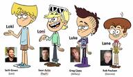 2016 character:lane_loud character:loki_loud character:loni_loud character:luke_loud genderswap greg_cipes group lineup official_art photo rob_paulsen sean_astin seth_green text voice_actor_connection // 2048x1188 // 215KB