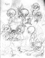 2016 artist:nelauk character:lincoln_loud character:lola_loud character:luna_loud character:lynn_loud character:rita_loud crossover mother_(series) rabbit sketch // 2496x3211 // 8.2MB