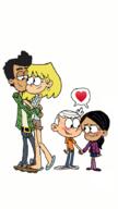 2016 artist:lovefromjackie character:bobby_santiago character:lincoln_loud character:lori_loud character:ronnie_anne_santiago group lobby ronniecoln // 480x854 // 152KB