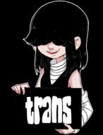 character:lucy_loud meme solo text trans_lucy // 1536x2016 // 677KB
