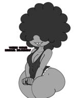 2022 afro artist:juicyunknown biting_lip character:lucy_loud dark-skinned_female nightgown raceswap solo tagme talking_to_viewer thick_thighs wide_hips // 1865x2369 // 430KB