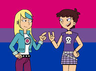 character:luna_loud character:sam_sharp hey_arnold source_request style_parody // 1660x1228 // 303KB