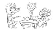 2016 alternate_outfit artist_request beverage bow_tie character:carol_pingrey character:lincoln_loud character:lola_loud drinking holding_beverage holding_object looking_at_another sitting sketch smiling suit tea_party teapot wip // 1105x610 // 329KB