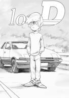 2019 aged_up artist:anon334 car character:lincoln_loud initial_d parody redraw solo // 1021x1443 // 704KB
