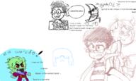 2016 character:clyde_mcbride character:lincoln_loud character:lucy_loud crossover dialogue group jojo's_bizarre_adventure logo moon_man multiple_artists text tlhg // 800x480 // 168KB