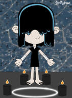 2022 artist:tommydraws barefoot candle character:lucy_loud feet fire smiling solo // 974x1323 // 674KB