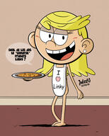 2018 apron artist:julex93 barely_clothed blushing character:lola_loud dialogue feet food half-closed_eyes heart holding_food holding_object lolacoln looking_at_viewer naked_apron open_mouth pizza raised_eyebrow shadow smiling solo spanish text // 2000x2500 // 1.9MB