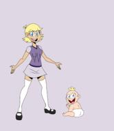 age_progression aged_up alternate_hairstyle artist:chillguydraws au:thicc_verse bare_breasts big_breasts character:lily_loud looking_at_viewer sitting smiling tagme // 2856x3300 // 567KB