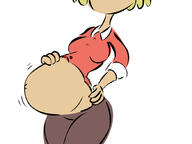 2016 character:rita_loud hand_on_belly hand_on_hip pregnant solo // 876x658 // 56KB