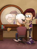 aged_up artist:band_of_cobras character:lincoln_loud character:luna_loud fanfiction:brother_in_shade // 1024x1366 // 183KB