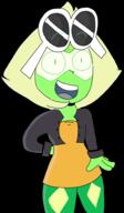2016 artist:fvdraws background_character character:peridot character:thicc_qt cosplay steven_universe transparent_background // 1117x1920 // 514KB