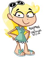 2016 artist_request character:leni_loud rayman solo style_parody // 617x773 // 194KB