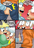 2023 artist:zaicomaster14 big_breasts character:leni_loud character:lincoln_loud character:lori_loud comic comic:louds_in_te_club lenicoln loricoln size_difference tagme // 858x1200 // 785KB
