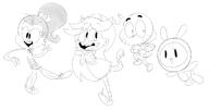 2016 character:bunny-bumpkins character:gumball_watterson character:luan_loud character:star_butterfly core-toons crossover group star_vs_the_forces_of_evil the_amazing_world_of_gumball // 1280x679 // 207KB
