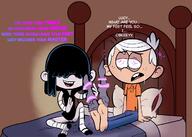 character:lincoln_loud character:lucy_loud feet hypnosis mind_control panties sitting smiling socks tagme underwear upskirt // 1243x888 // 746KB