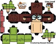 2016 character:lisa_loud logo papercraft solo text // 900x711 // 89KB