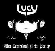 2016 album_cover artist:ranarchy character:lucy_loud death_metal parody solo // 2424x2248 // 166KB